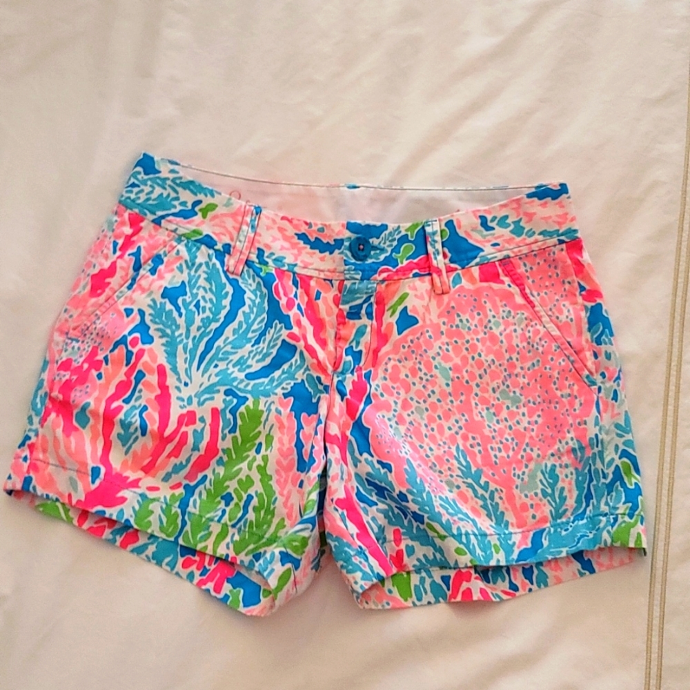 Lilly Pulitzer Coral Reefs Print Callahan Short - Picture 3 of 7